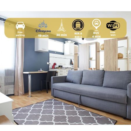 Appartement Sympa Entre Paris Et Disneyland Noisy-le-Grand Dış mekan fotoğraf