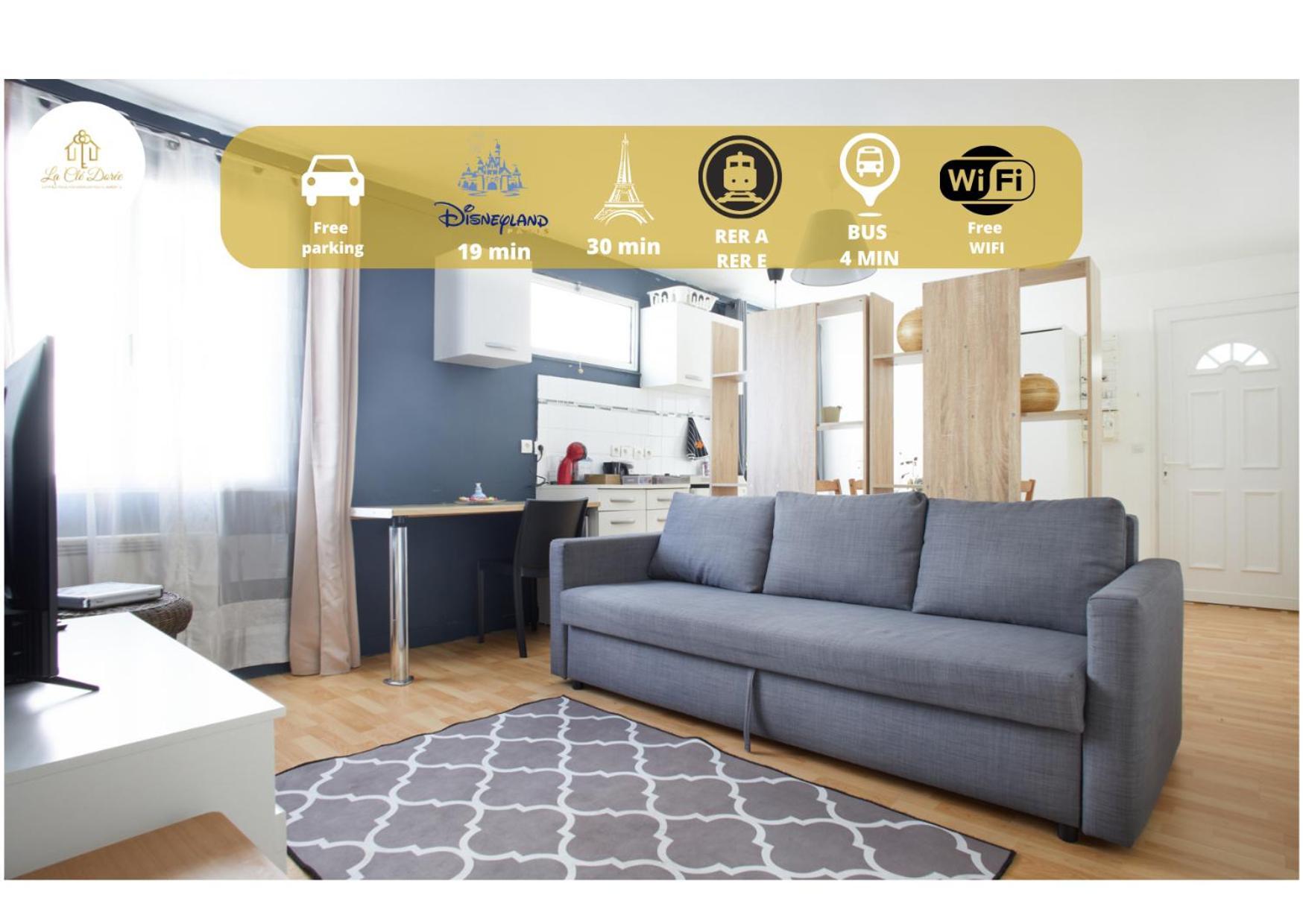 Appartement Sympa Entre Paris Et Disneyland Noisy-le-Grand Dış mekan fotoğraf
